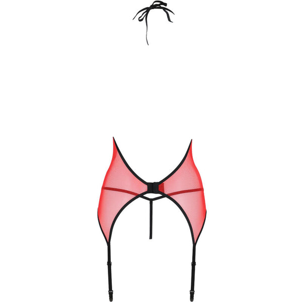 Passion peonia corset erotic line rojo
