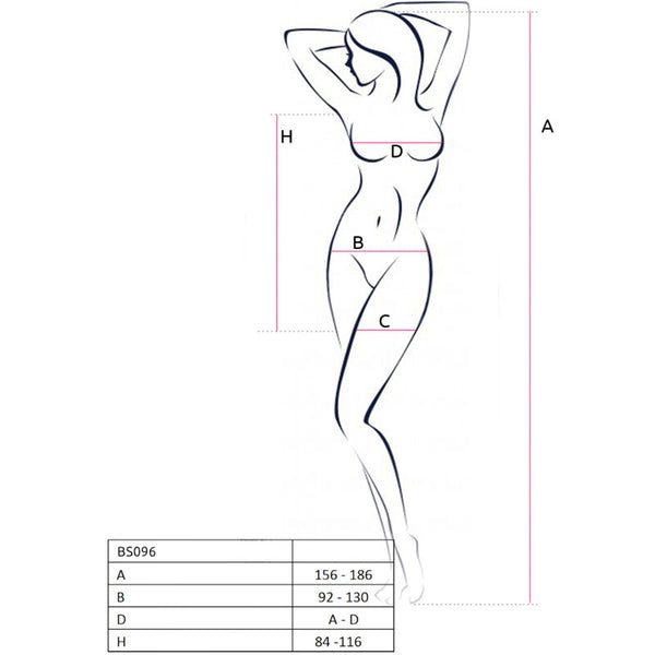 Passion BS 096 body blanco talla única