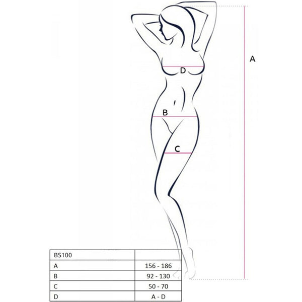Passion BS 100 body blanco talla única