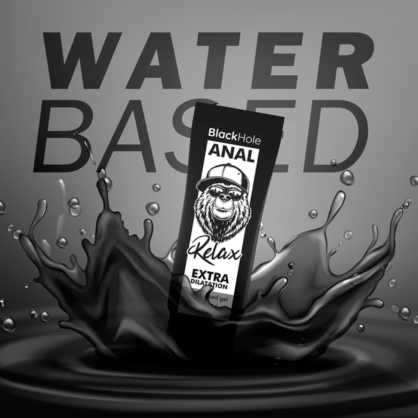 Black gel base agua dilatación anal 70 ml