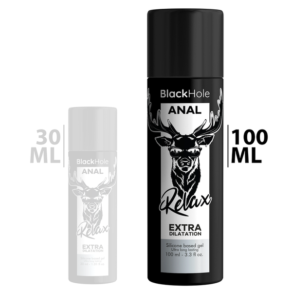 Black base silicona concentrada dilatación anal 100 ml