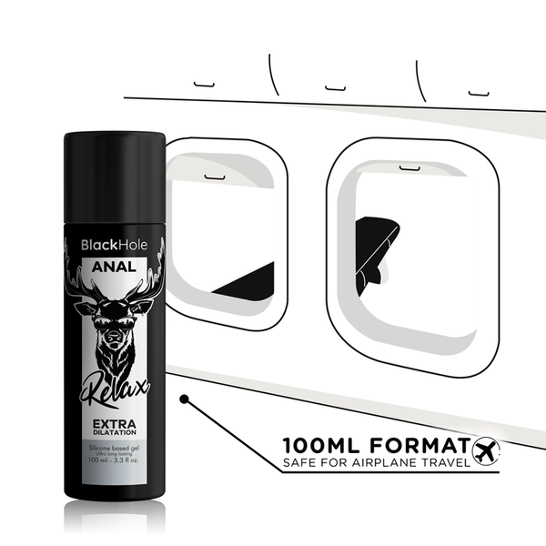 Black base silicona concentrada dilatación anal 100 ml