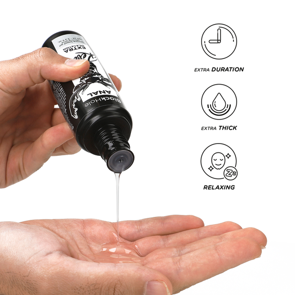 Black base silicona concentrada dilatación anal 100 ml