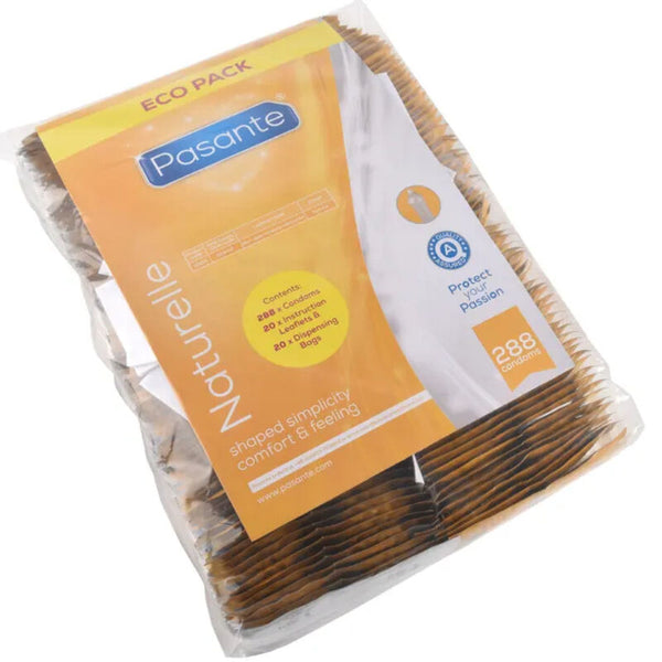 Pasante preservativo eco pack naturelle bolsa 288 unidades