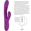Apolo vibrador multifunción recargable 7 vibraciones con lengua oscilante morado
