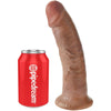 King pene realístico 21.7 cm caramelo