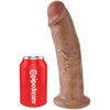 King pene realístico 24 cm caramelo