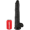 KING COCK - PENE REALÍSTICO CON TESTÍCULOS 30.5 CM NEGRO