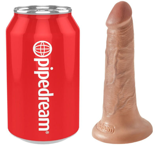 King pene realístico 12 cm caramelo
