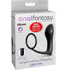 Plug vibrador con anillo para el pene Ass Gasm