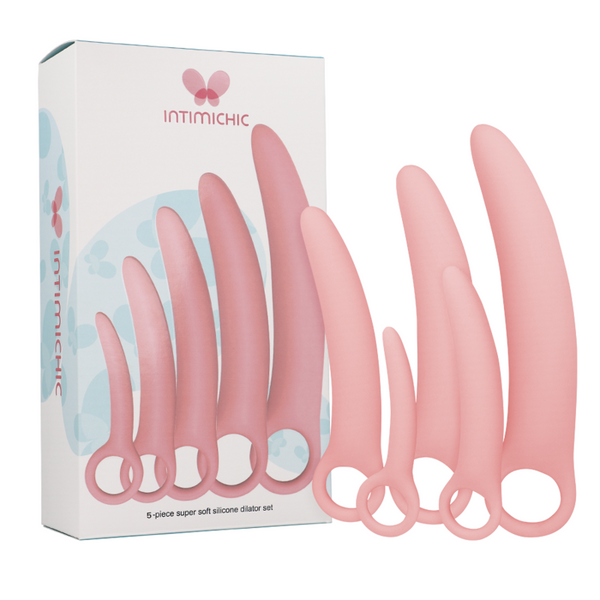 Intimichic set 5 piezas dilatador silicona