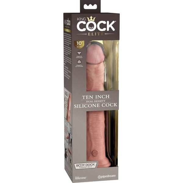 King élite dildo realístico silicona 25.4 cm