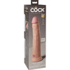 King élite dildo realístico silicona 25.4 cm