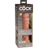 Élite dildo realístico vibrador y silicona 20.3 cm caramelo