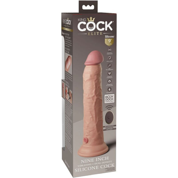 Élite dildo realístico vibrador y silicona control remoto 23 cm