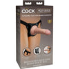 King élite arnés ajustable para principiantes con dildo 15.2 cm