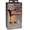 King élite arnés ajustable confortable con dildo 17.8 cm