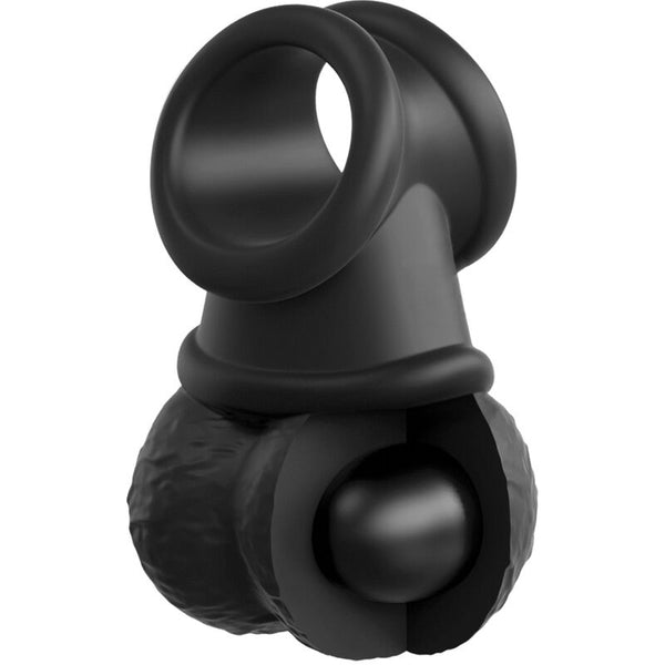 King elite kit arnes ajustable deluxe anillo con testiculos y dildo 20.3 cm