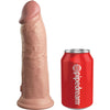 King elite kit arnes ajustable deluxe anillo con testiculos y dildo 20.3 cm