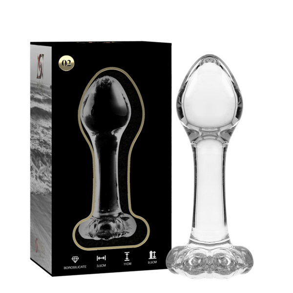 Nebula modelo 2 plug cristal rosa 11 cm o 3.5 cm