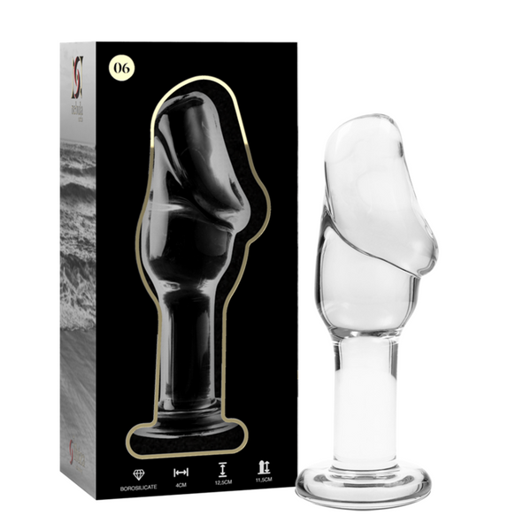 Nebula modelo 6 plug cristal rosa 12.5 cm o 4 cm