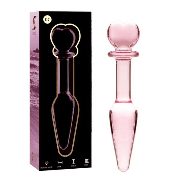 Nebula modelo 7 plug cristal rosa 13.5 cm o 3 cm