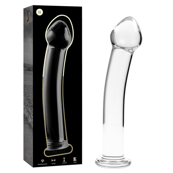 Nebula modelo 11 dildo cristal rosa 16 cm o 3 cm