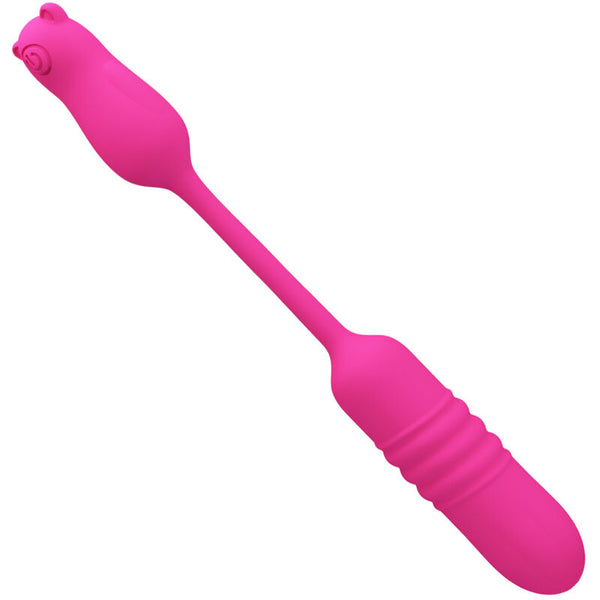 Nobikuma bala vibradora de silicona rosa