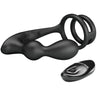 Pretty marshall anillo para pene con plug anal vibratorio y control remoto