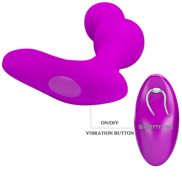 Terrance masajeador vibrador anal con control remoto