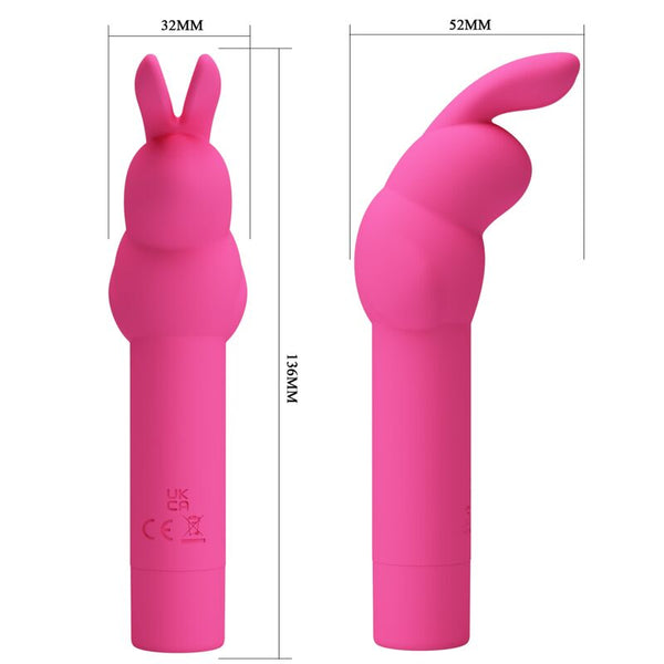 Gerardo vibrador de silicona conejo fuschia