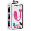 Fisherman huevo vibrador rosa controlado por app