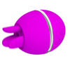 Gemini ball vibrador de silicona redondo morado