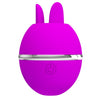 Gemini ball vibrador de silicona redondo morado