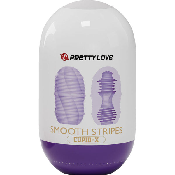 Pretty huevo masturbador smooth stripes cupid
