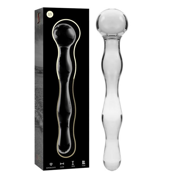 Nebula modelo 13 dildo cristal rosa 18 cm o 3.5 cm