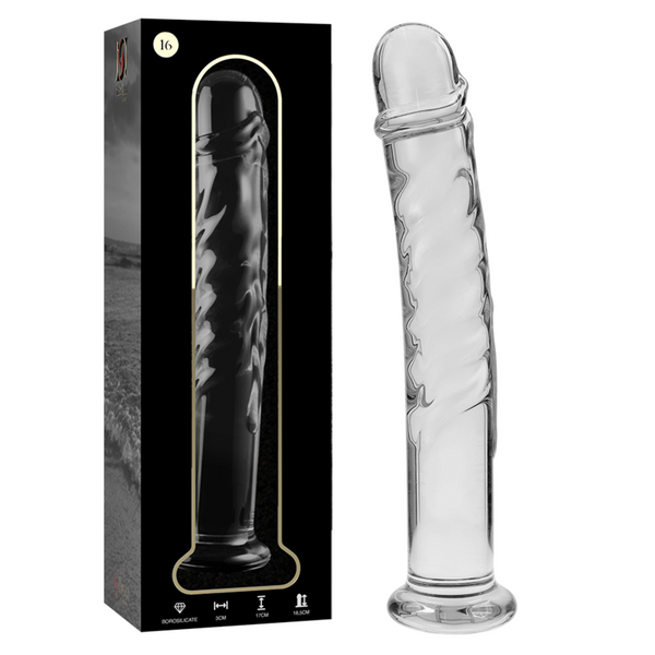 Nebula modelo 16 dildo cristal rosa 18.5 cm o 3 cm