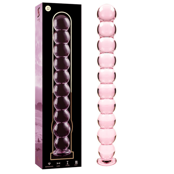 Nebula modelo 22 dildo cristal rosa 21.5 cm o 2.5 cm