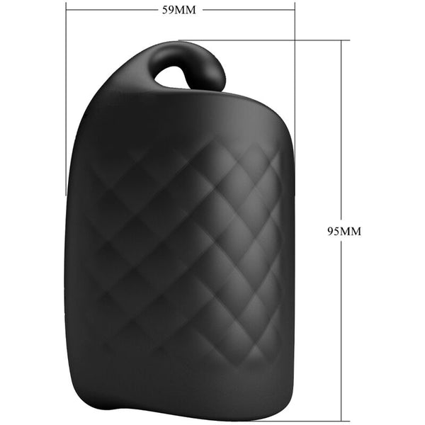 Masturbador manual para glande vibrador recargable