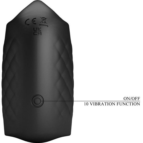 Masturbador manual para glande vibrador recargable