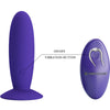 Youth plug anal vibrador control remoto violeta