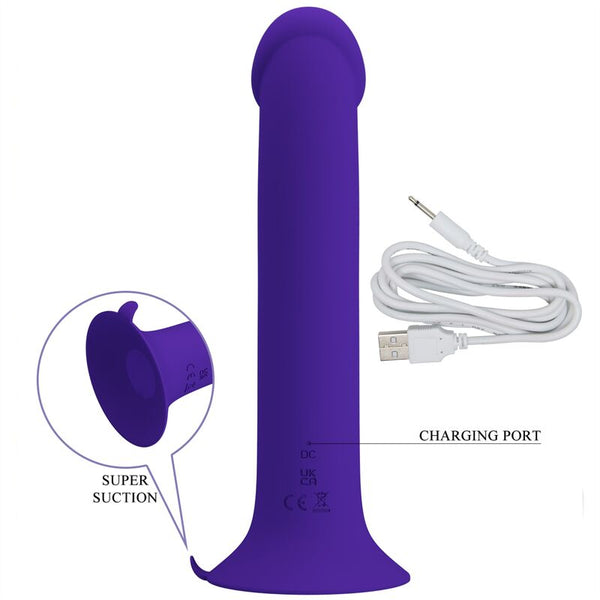 Murray youth dildo vibrador y recargable violeta