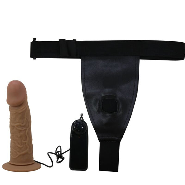 Pretty arnés briefs con vibración dildo incluido