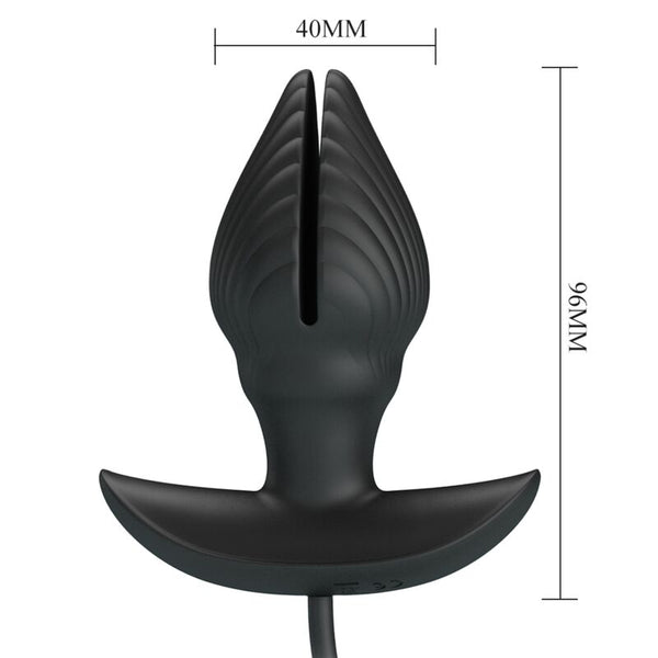 Pretty plug anal inflable y recargable