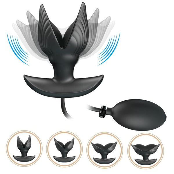 Pretty plug anal inflable y recargable