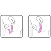 Vibrador dual rabbit rosa g wave