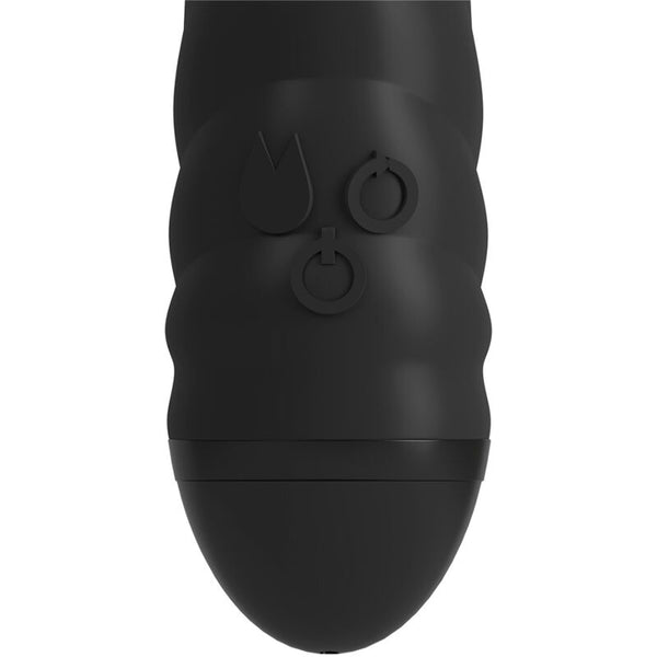 Vibrador y rotador rabbit negro twister masajeador