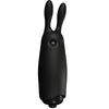 Vibrador de bolsillo conejo negro lastic pocket