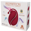Succionador clítoris con huevo vibrador rojo inspiration