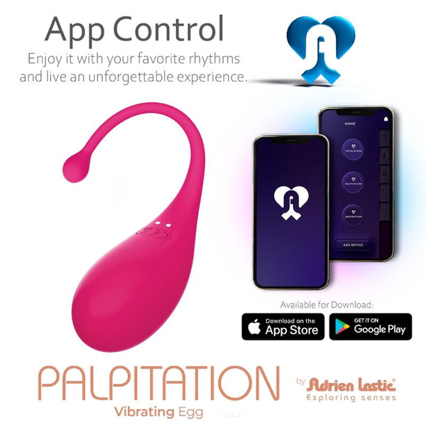 Vibrador rosa palpitation huevo